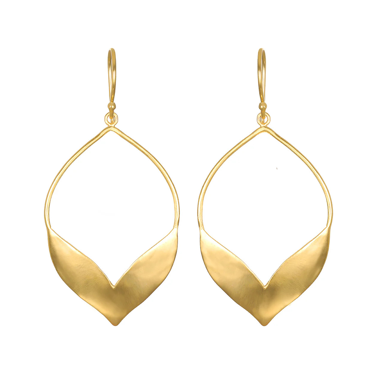 Fluttering Petals Gold Earrings | Satya Jewelry