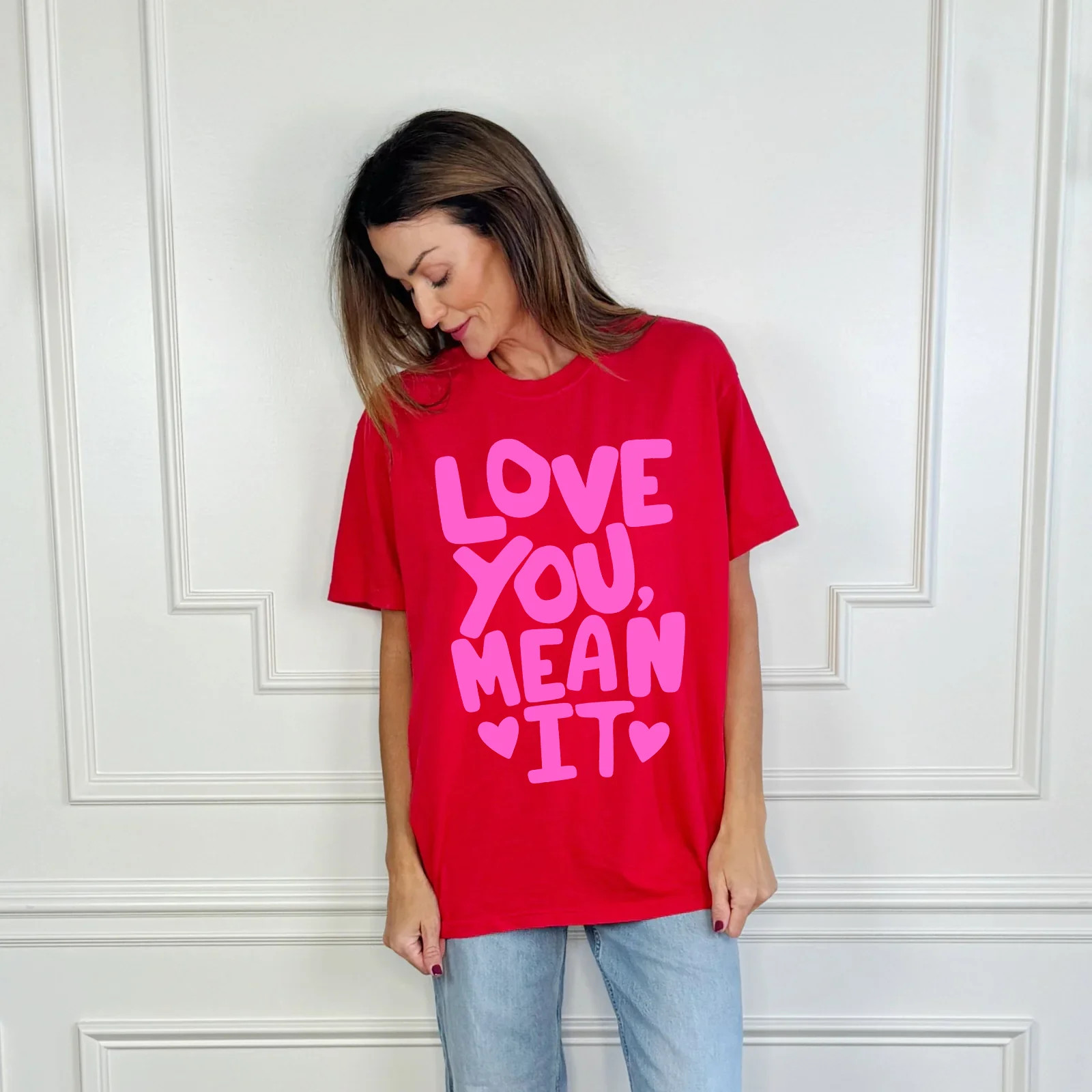 Love You Mean It Youth & Adult Tee | Poppy & Pine