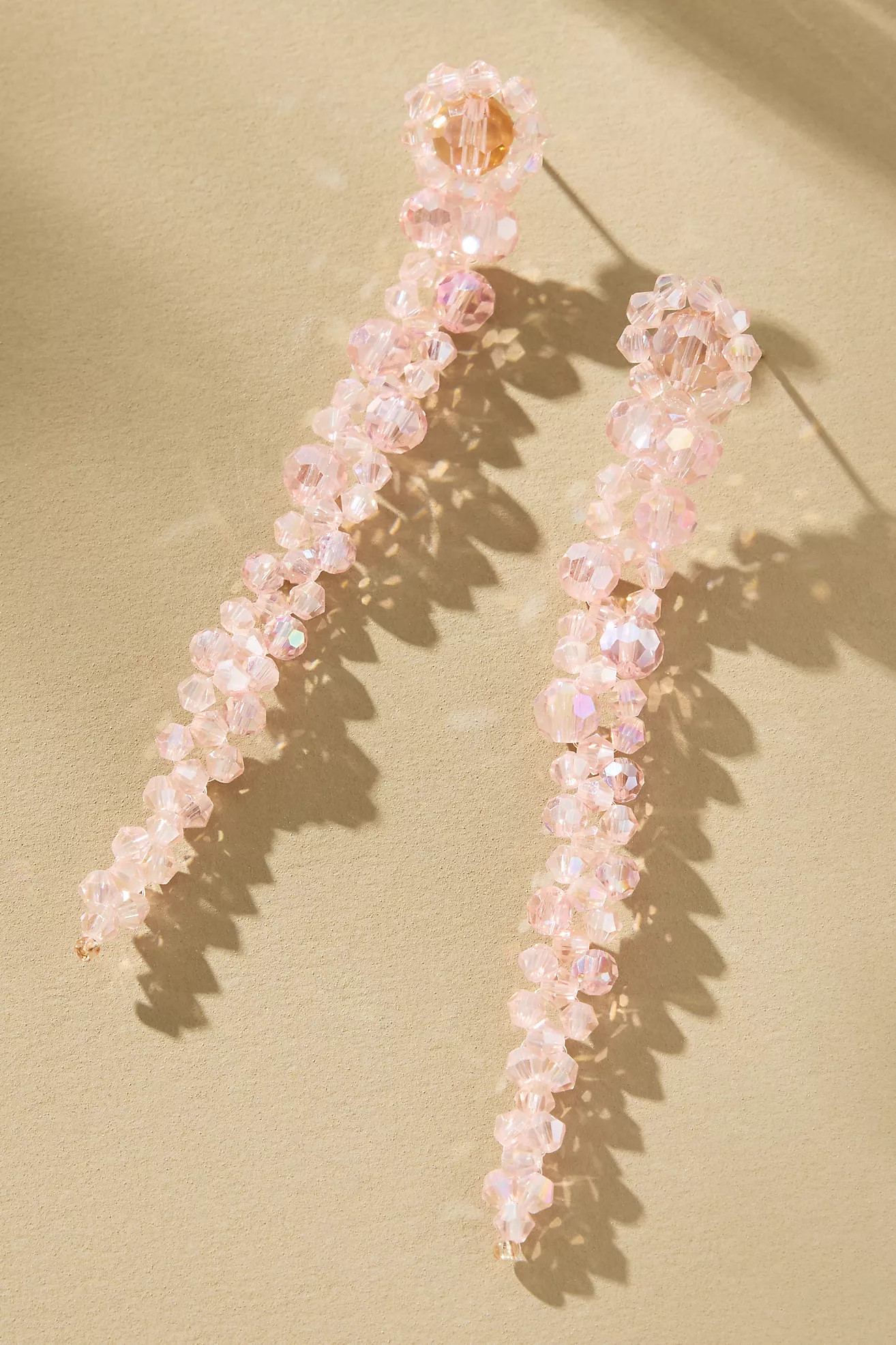 Beaded Floral Drop Earrings | Anthropologie (US)