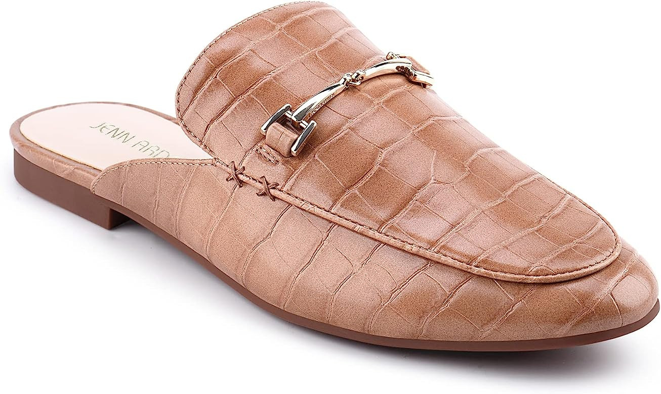 JENN ARDOR Mules for Women Flats Backless Loafers Shoes Slip On Slippers Pointed Toe Low Heel Wor... | Amazon (US)