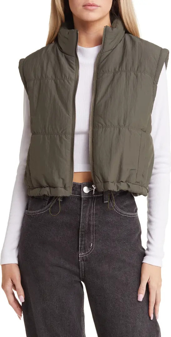 Cropped Puffer Vest | Nordstrom
