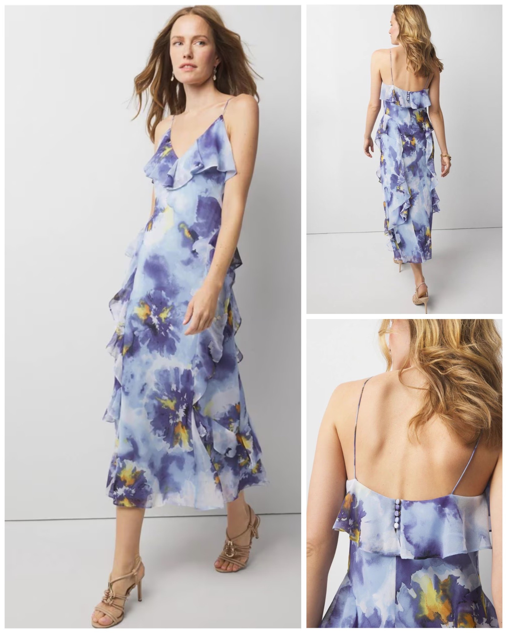 Chiffon Ruffle Slip Dress Strapless Chiffon Maxi Dress
Wedding guest dress
Formal 
Cocktail 
Prom 
Blue maxi dress
Strapless dress
Floral print dress 
Preppy 
Romantic 

#LTKSpringSale #LTKWedding #LTKSeasonal