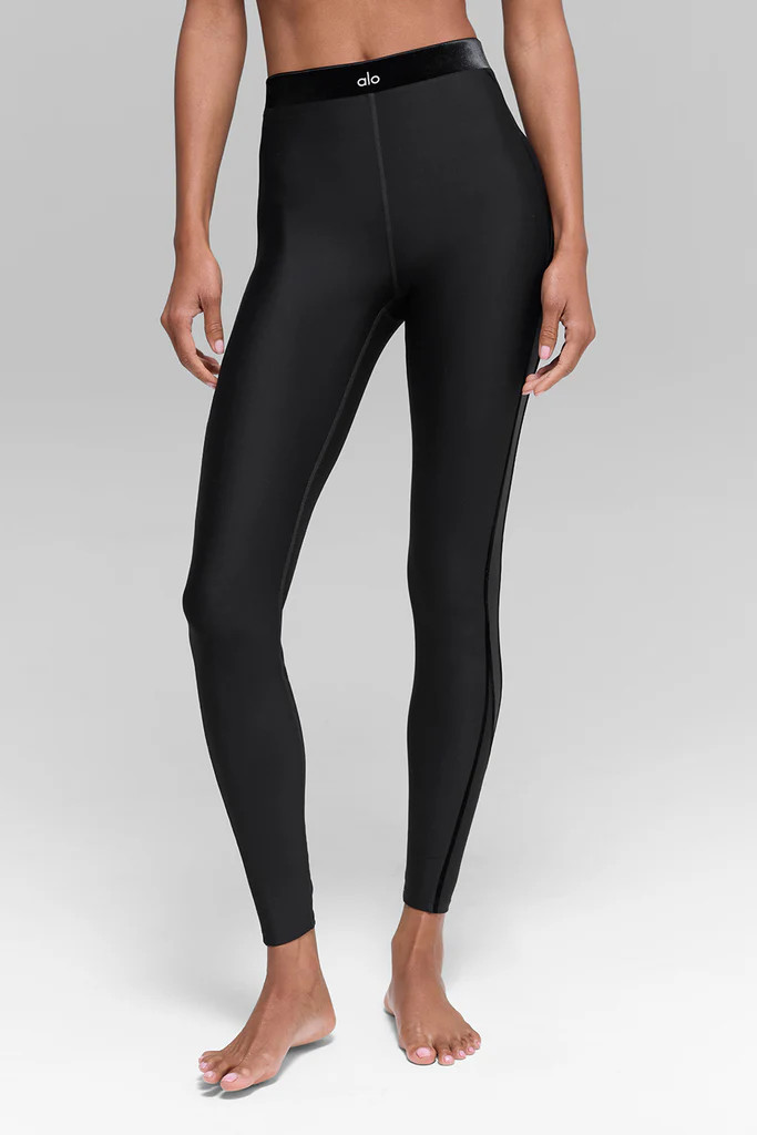 Airlift High-Waist Moonlight Legging - Black | Alo Yoga (US)