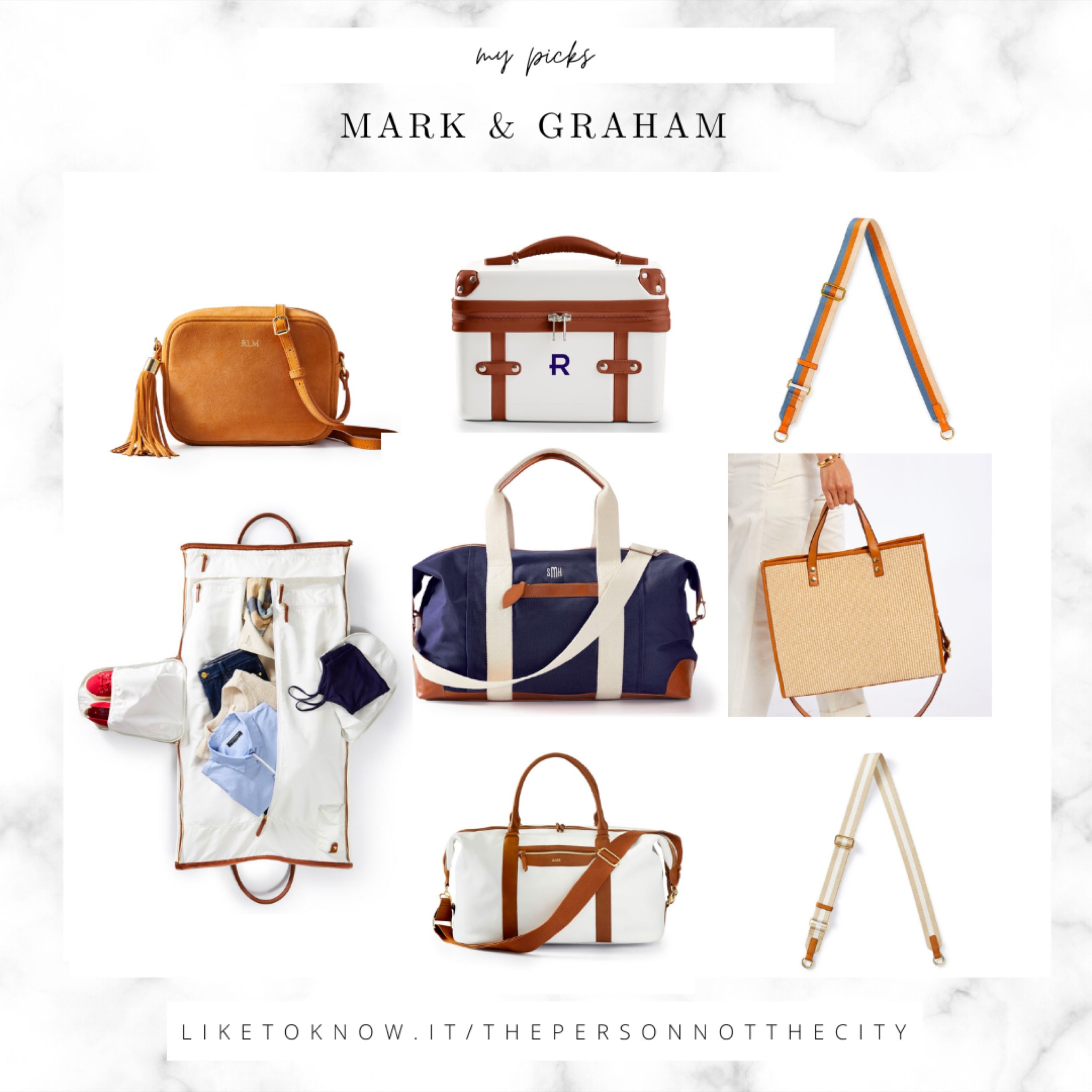 SALT x Mark & Graham Bag Straps