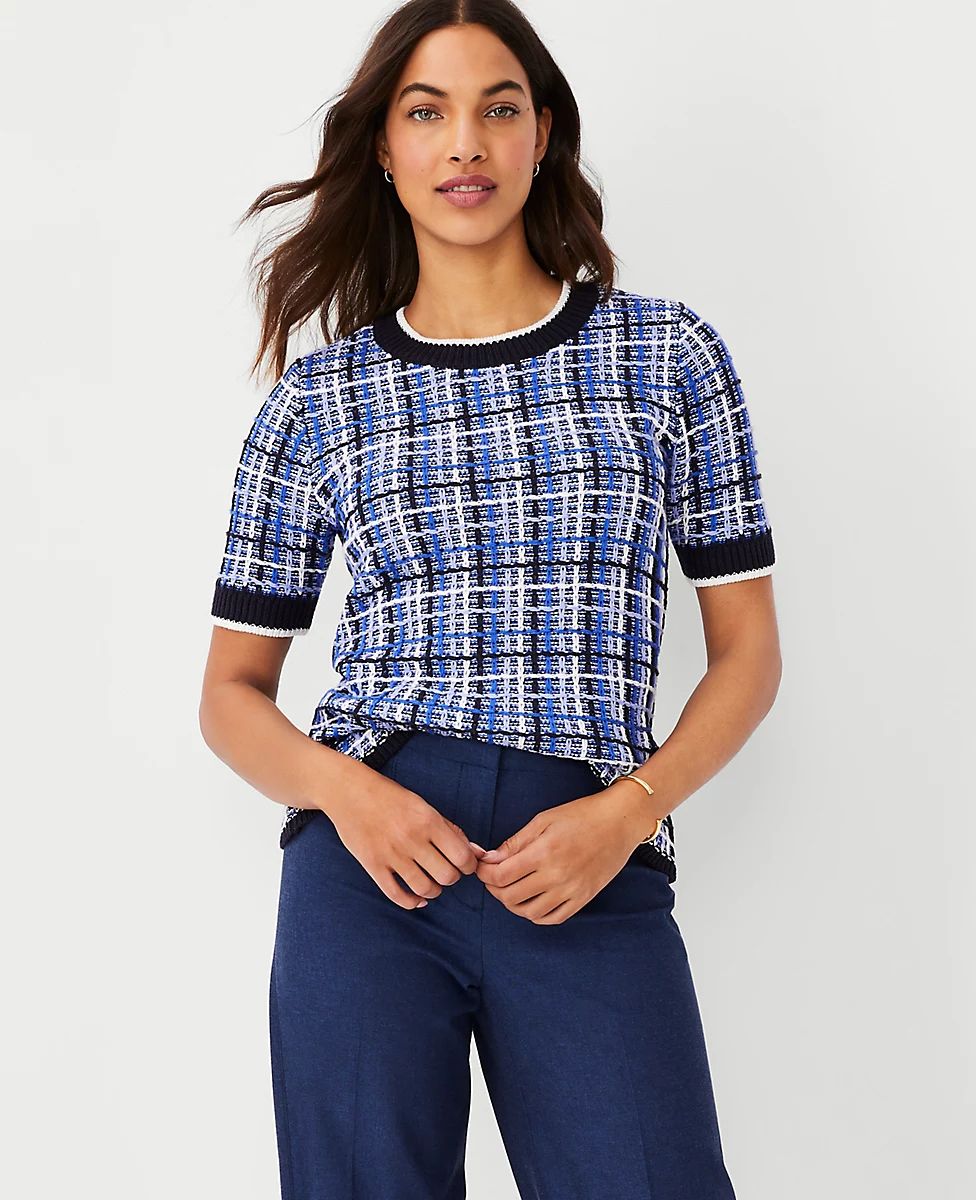 Tweed Sweater Tee | Ann Taylor (US)