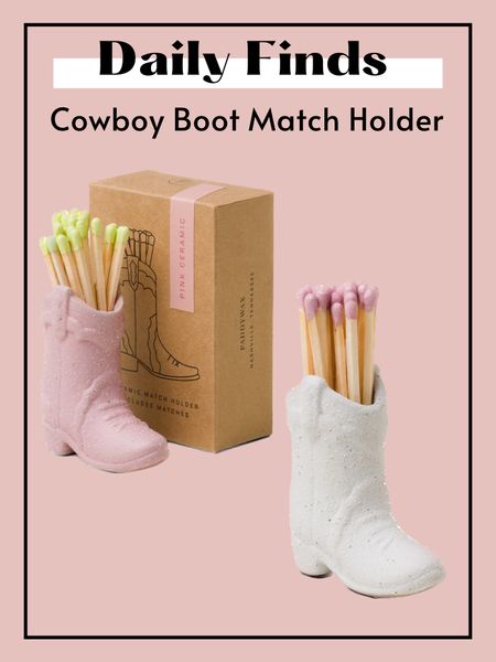 Valentine’s Day gift idea/ Cowboy Boot Match Holder/ Vday gift 






Valentines
Boots
Valentine’s Day 

#LTKGiftGuide #LTKhome #LTKFind