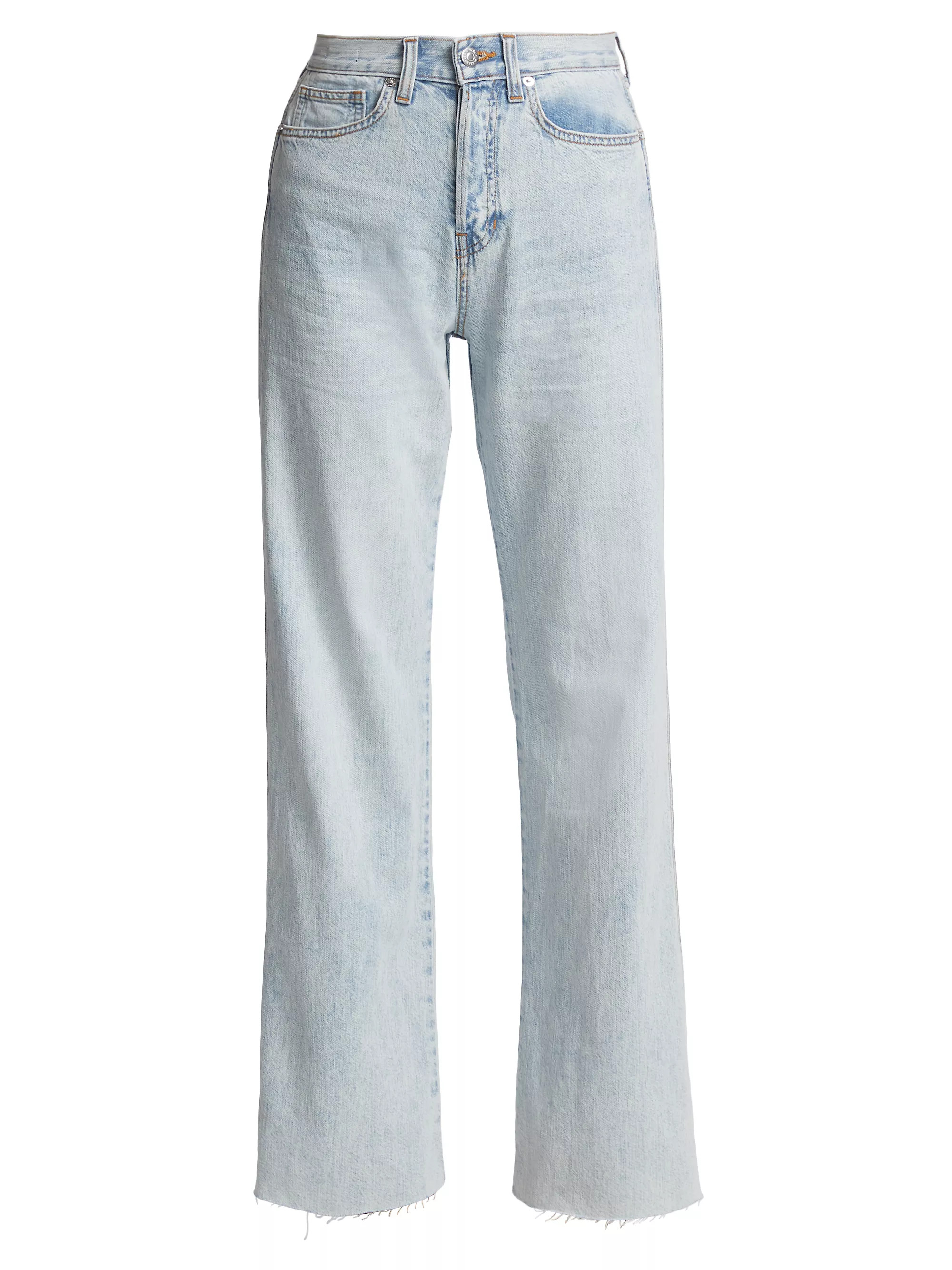 Veronica Beard Taylor High-Rise Stretch Wide-Leg Jeans | Saks Fifth Avenue | Saks Fifth Avenue