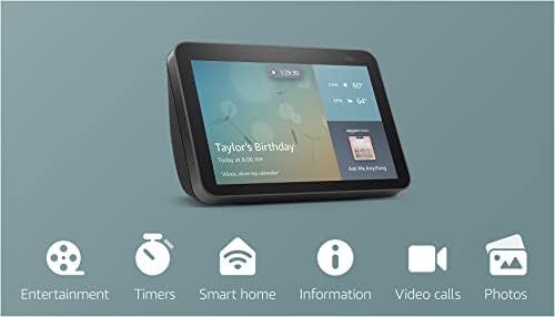 All-new Echo Show 8 (2nd Gen, 2021 release) | HD smart display with Alexa and 13 MP camera | Char... | Amazon (US)