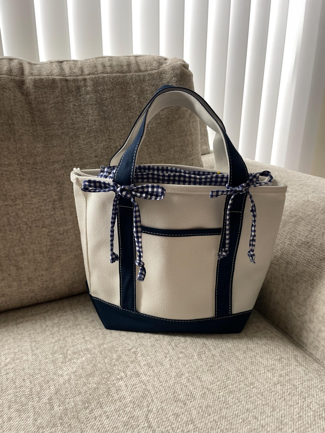 Mini Boat and Tote Bag Insert | Reversible With Drawstring | Custom Liner With Bows - Etsy | Etsy (US)