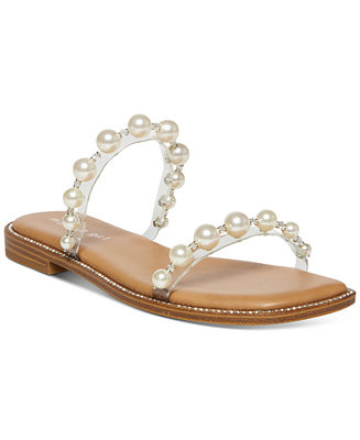 Madden Girl Peachy-P Pearl Slide Sandals & Reviews - Sandals - Shoes - Macy's | Macys (US)