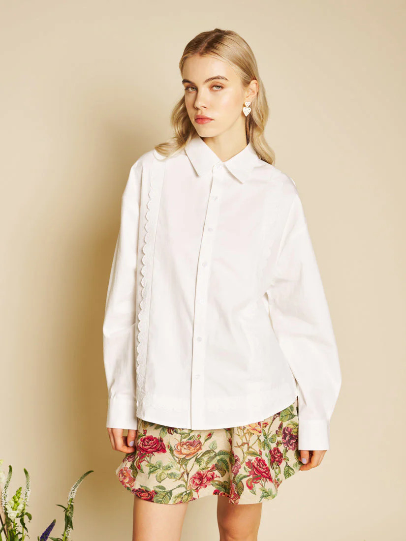 Verdure Trimmed Shirt | Sister Jane (UK)