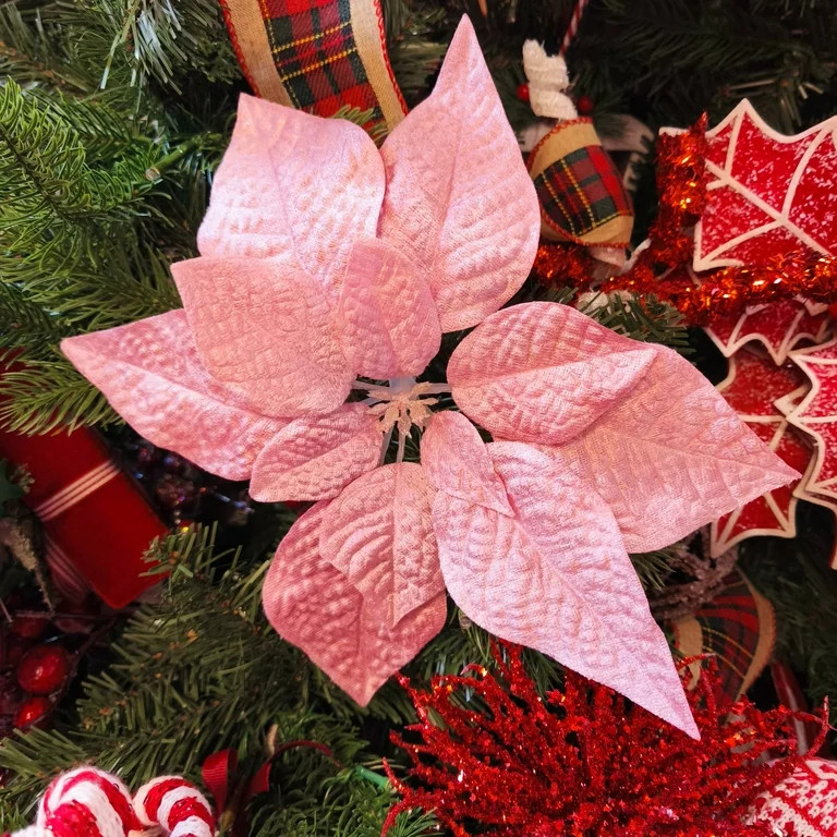 Adorno Navideño de Pascua con Purpurina, Rosa, 11", de Holiday Time | Walmart (US)