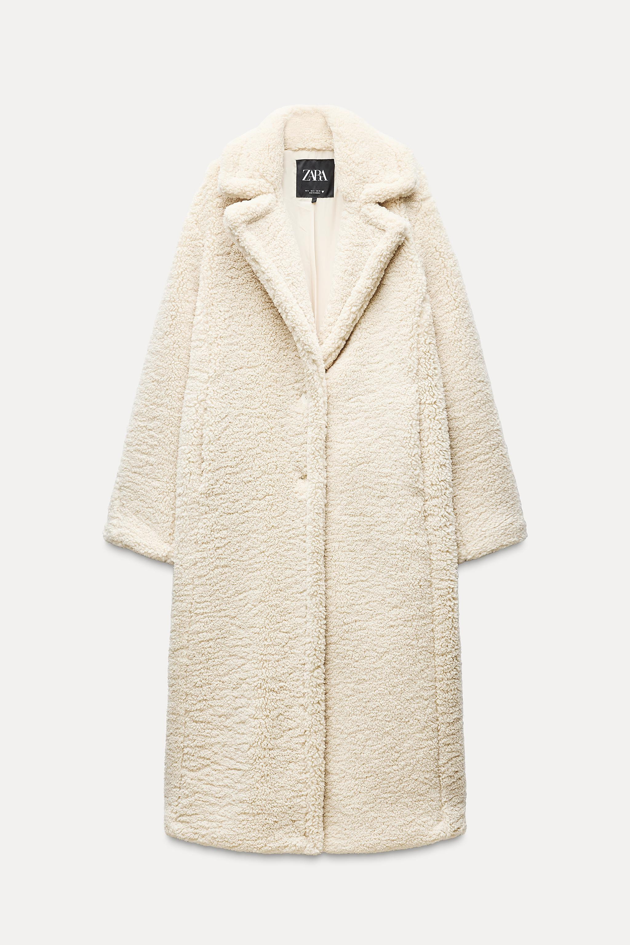 LONG FLEECE COAT | Zara US