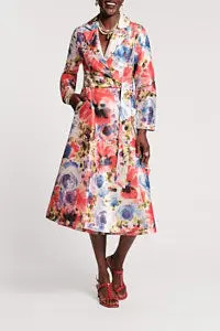 Frances Valentine Lucille Wrap Dress Super Bloom (Women) | Nordstrom | Nordstrom