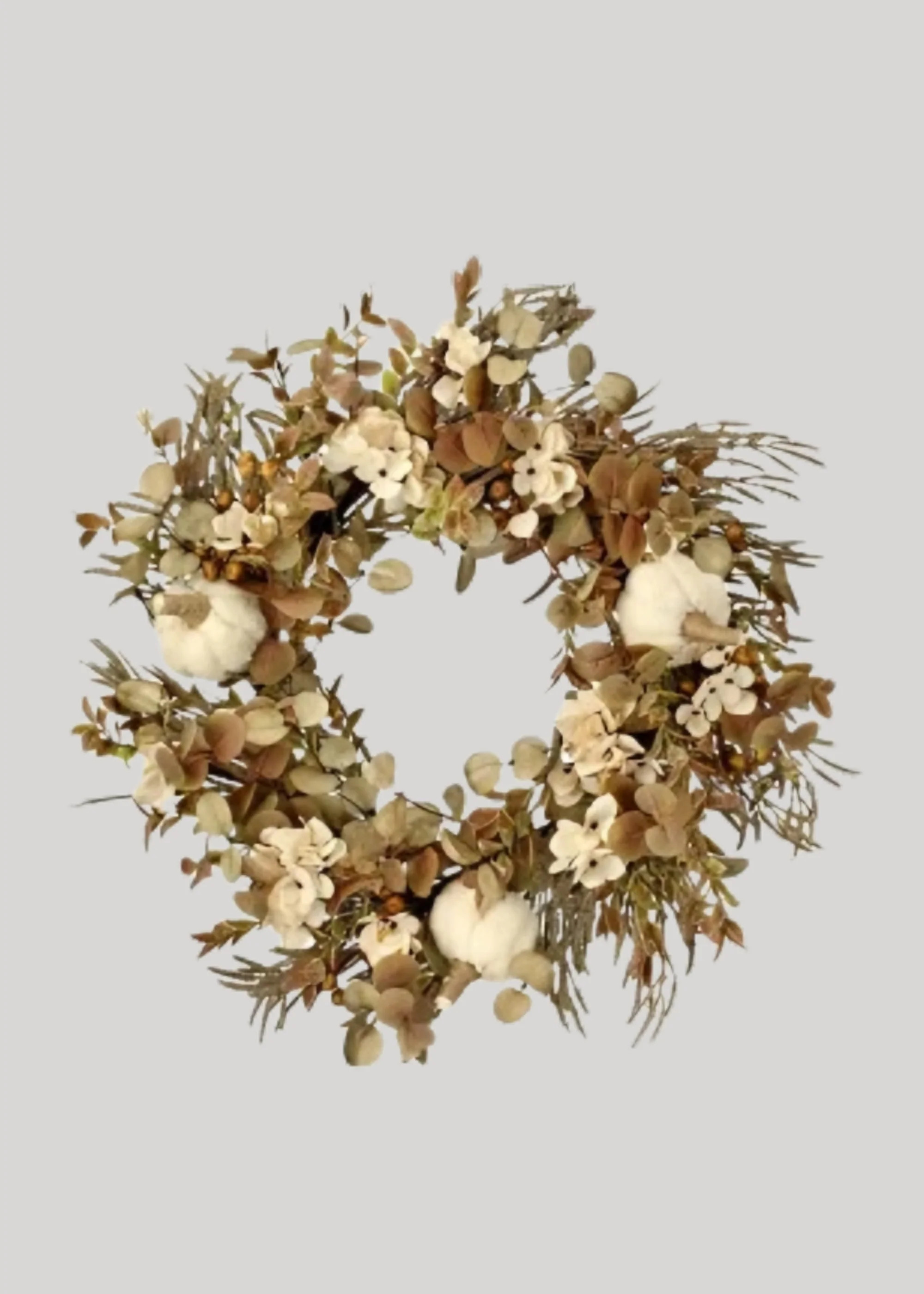 Artificial Autumn Pumpkin Wreath | Fall Decor and Wreaths at Afloral | Afloral