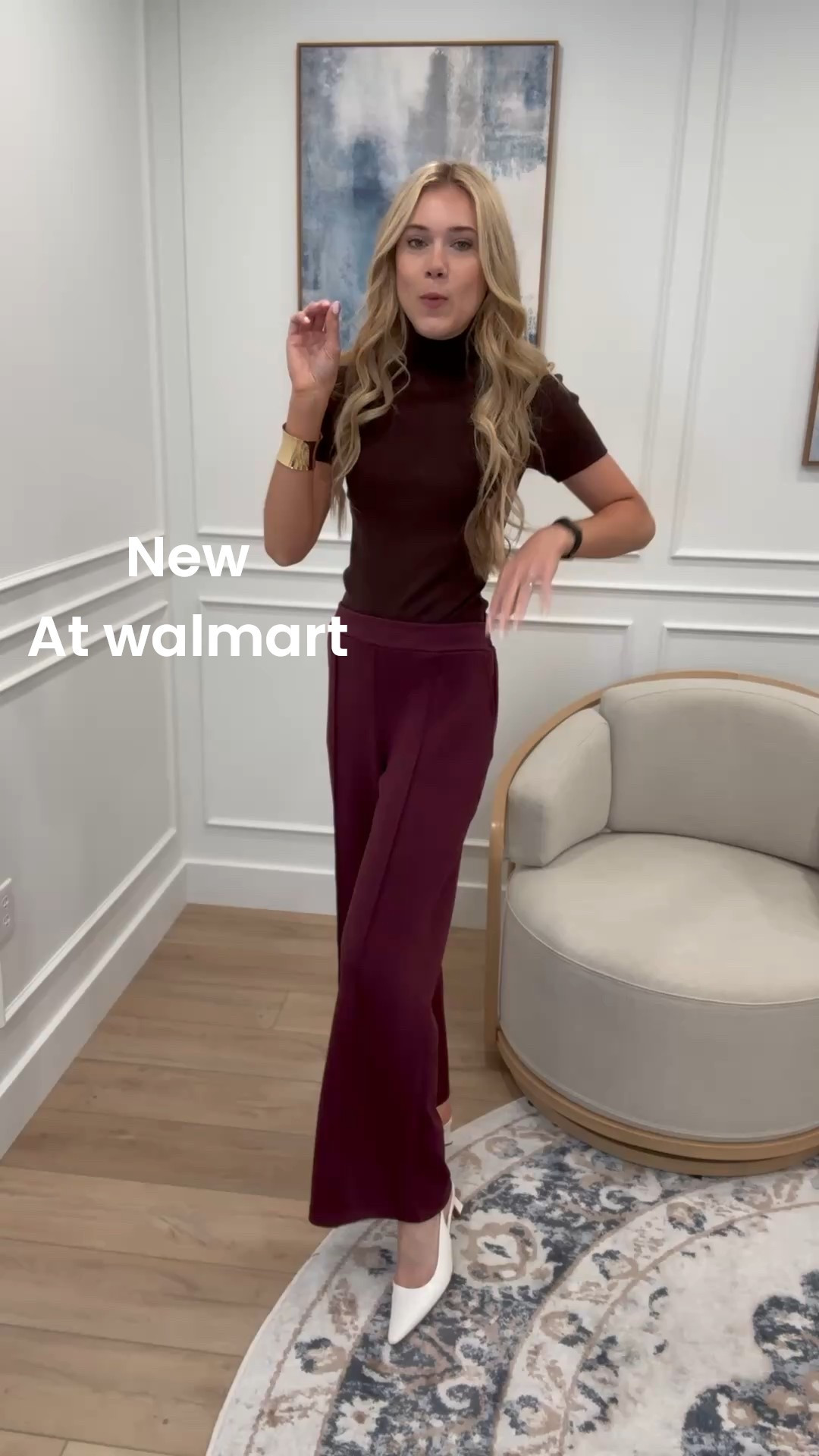 New at Walmart. Walmart fashion. Super soft athleisure . Trouser pant for fall. Size small 