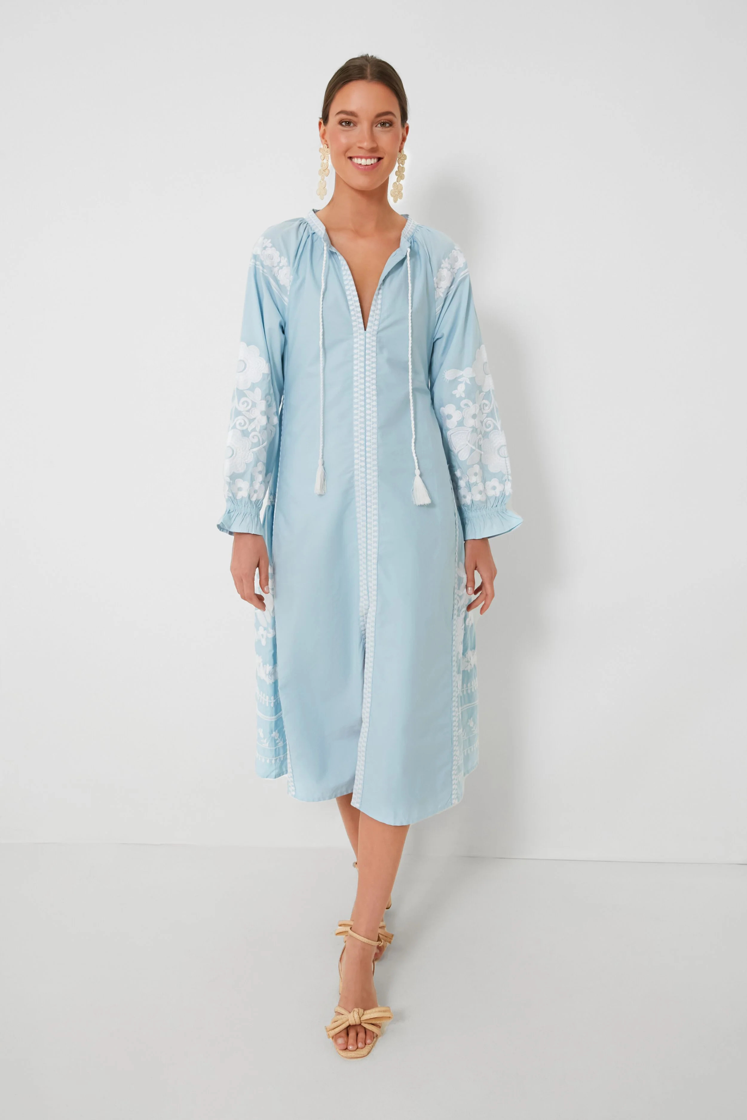 Exclusive Nantucket Blue Coatue Caftan | Tuckernuck (US)