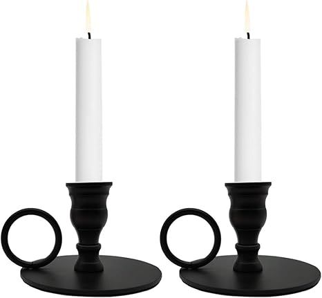 Chime Candle Holder, Taper Candle Holder, Spell Candle Holders, Candlestick Holders Set of 2, Can... | Amazon (US)