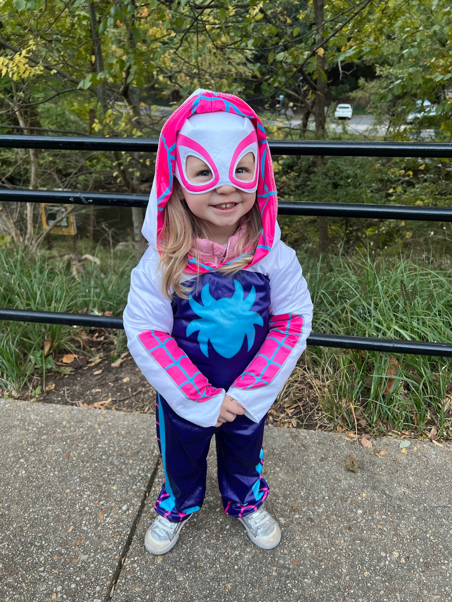 Ghost spider Halloween costume 


#LTKFamily #LTKKids #LTKHalloween