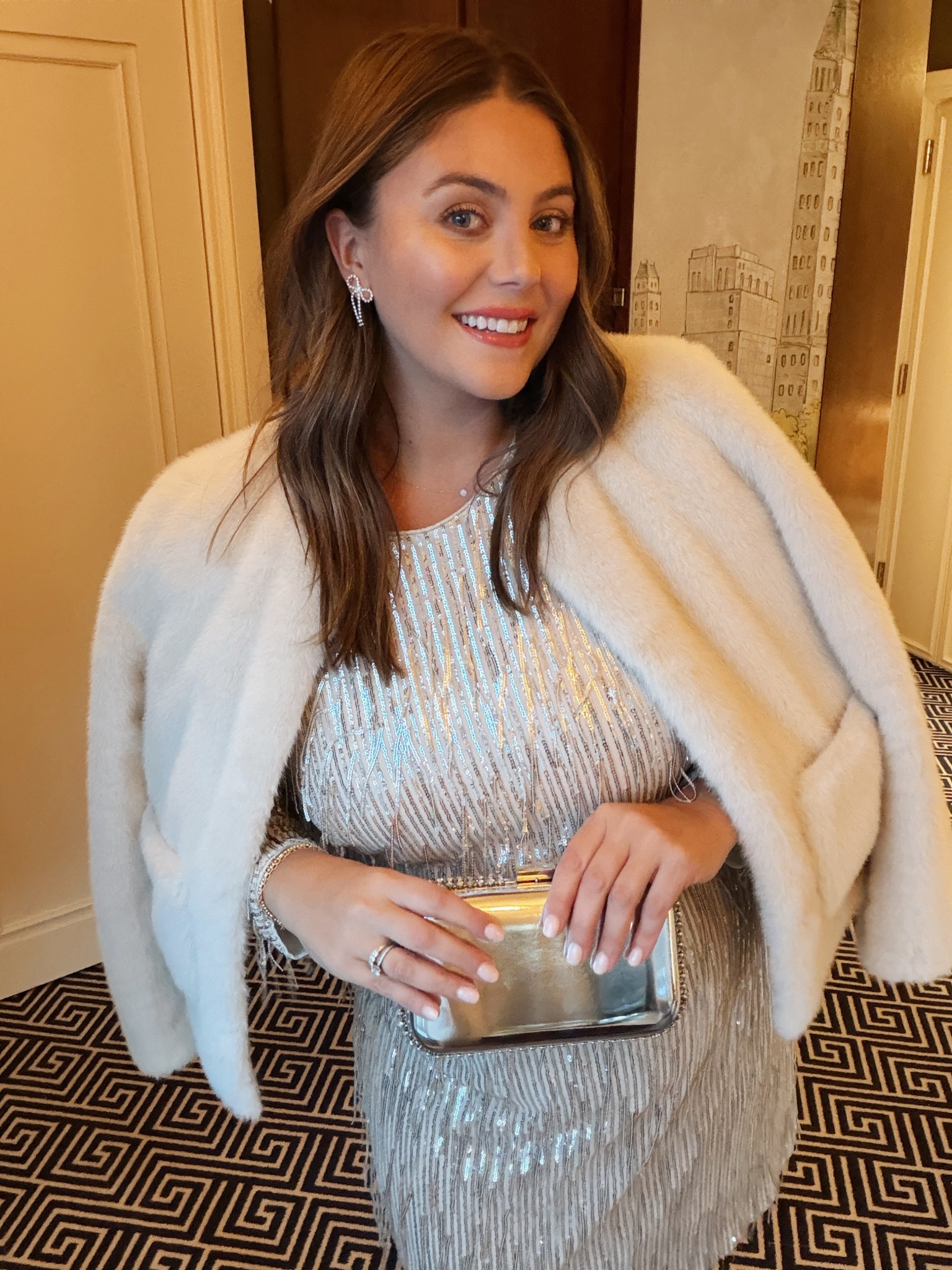 NYE date night outfit inspo - wearing size 20W in dress & XXL in coat. Sharing similar styles. Use CARALYN15 at Spanx! 

#LTKHoliday #LTKootd #LTKPlusSize