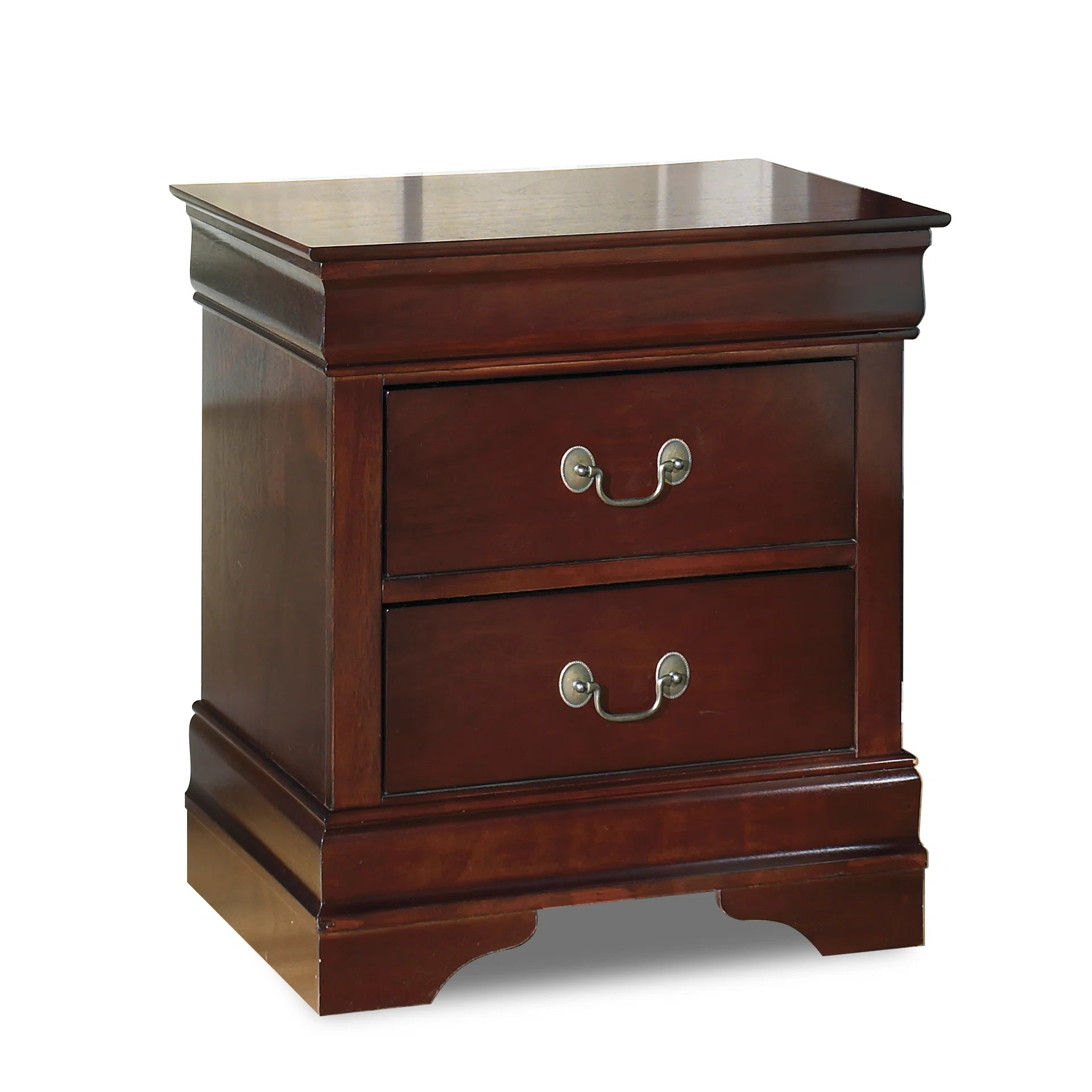 Alcott Hill Brandenn 2 Drawer Nightstand & Reviews | Wayfair | Wayfair North America
