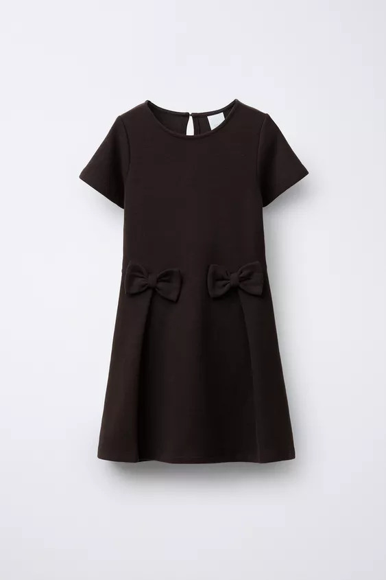 RIBBED BOW DRESS | Zara US