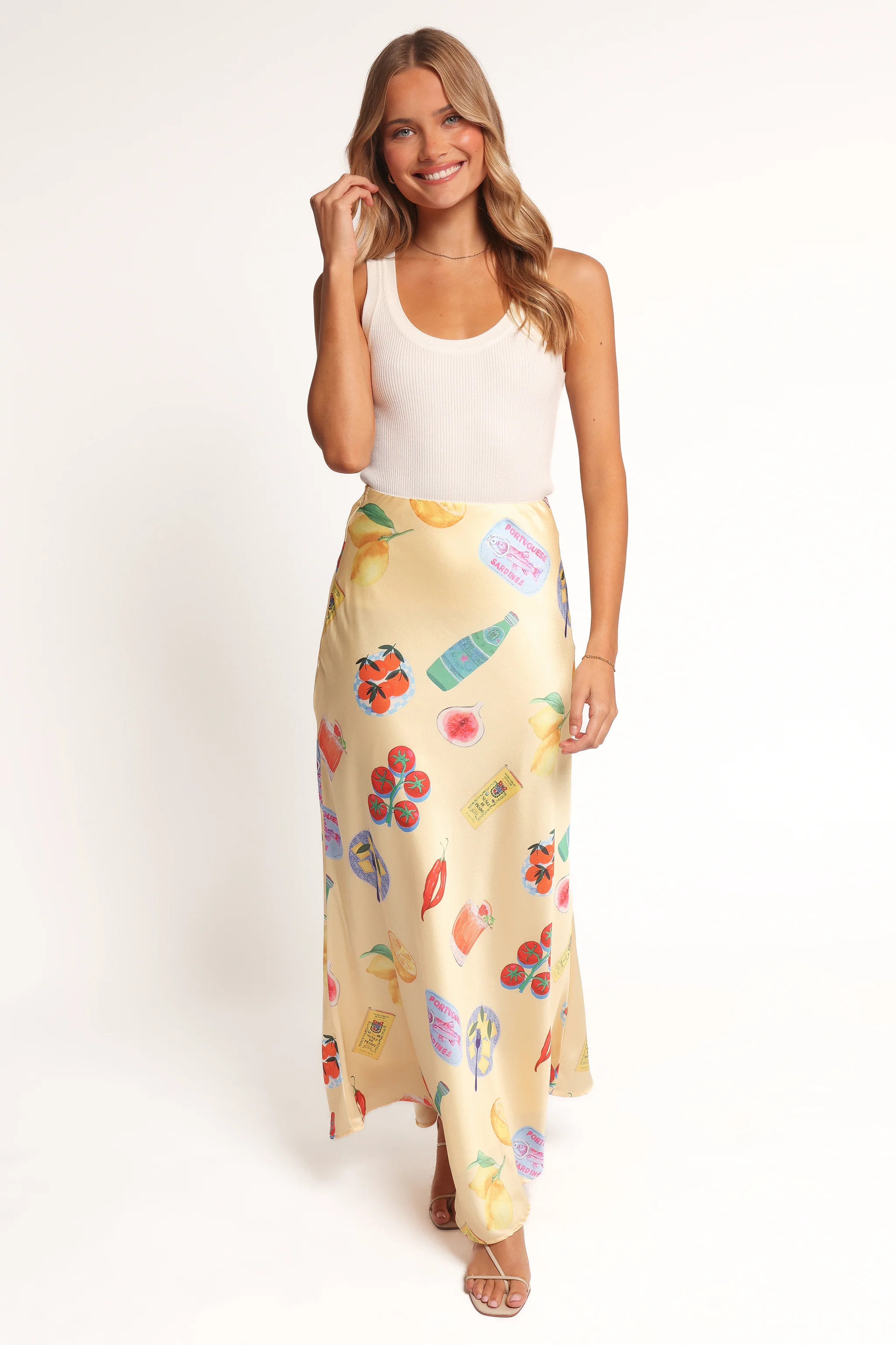Kinsey Maxi Skirt - Yellow | Petal & Pup (US)