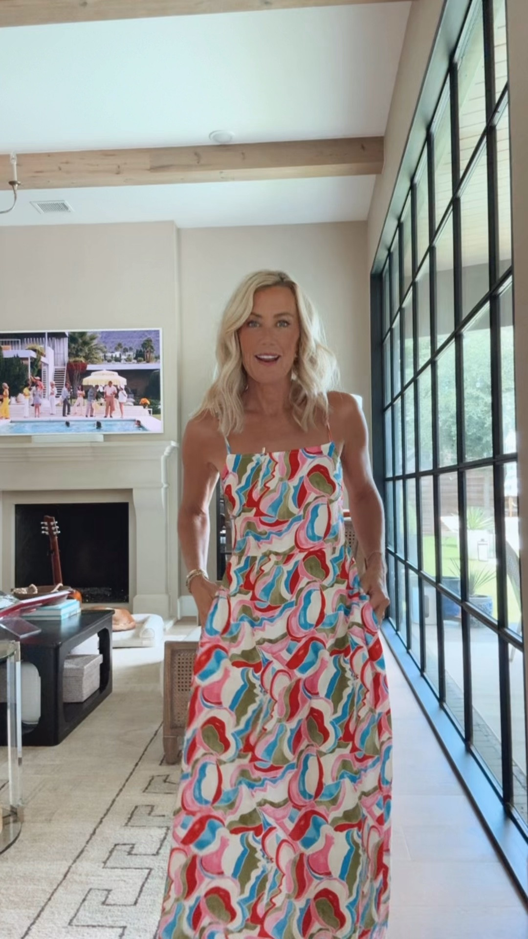 How fun is the print on this maxi dress?!
Dress: small

#LTKootd #LTKOver40 #LTKSeasonal
