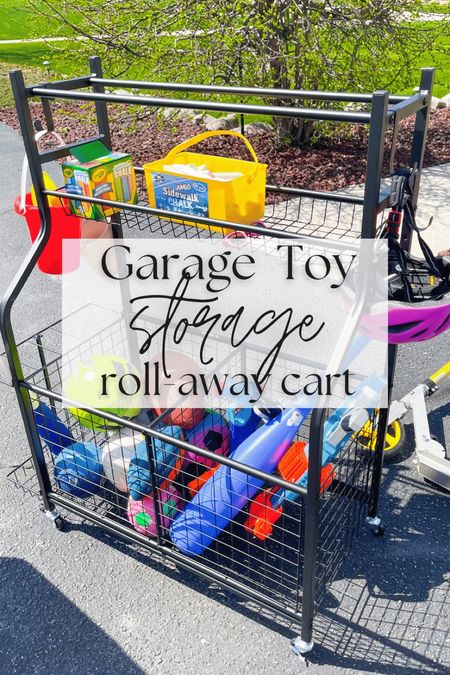 🚨SALE: Garage toy storage organizer cart! Rolls on heavy duty wheels that lock in place and has room for balls, bats, chalk, helmets, nerf toys, and whatever else! 

Amazon home, Amazon finds, toy storage, toy organization, kids toys, home organizing, home organization 



#LTKsalealert #LTKSeasonal #LTKkids