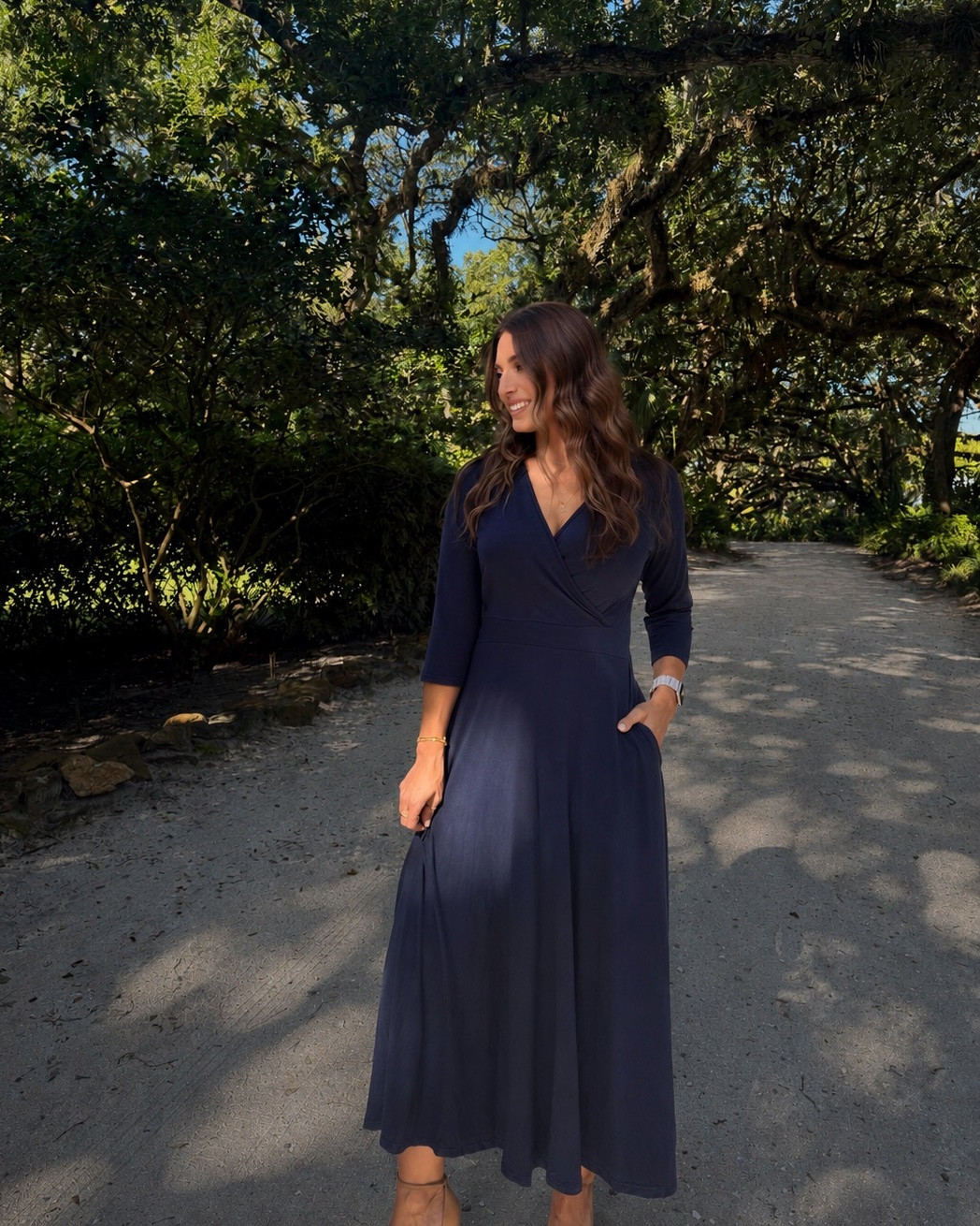 This dress deserves a moment 🤍✨

Such an elegant Amazon find, the fit is SO flattering, the fabric is comfortable and flowy, and the way it falls on the body is just beautiful 💙

Perfect for vacation, dinner, church, work events… basically anytime you want to feel put together 🙌🏼

Oh… and it has pockets 😍👏🏼

Linking this one because she’s a good one 🫶🏼

#LTKWedding #LTKSeasonal #LTKTravel