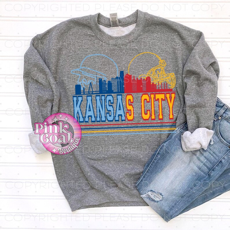 Kansas City PNG Instant Download Sublimation Digital Design Decal T-shirt Football Baseball Kansa... | Etsy (US)