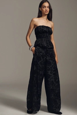 By Anthropologie Velvet Novelty Burnout Pants | Anthropologie (US)