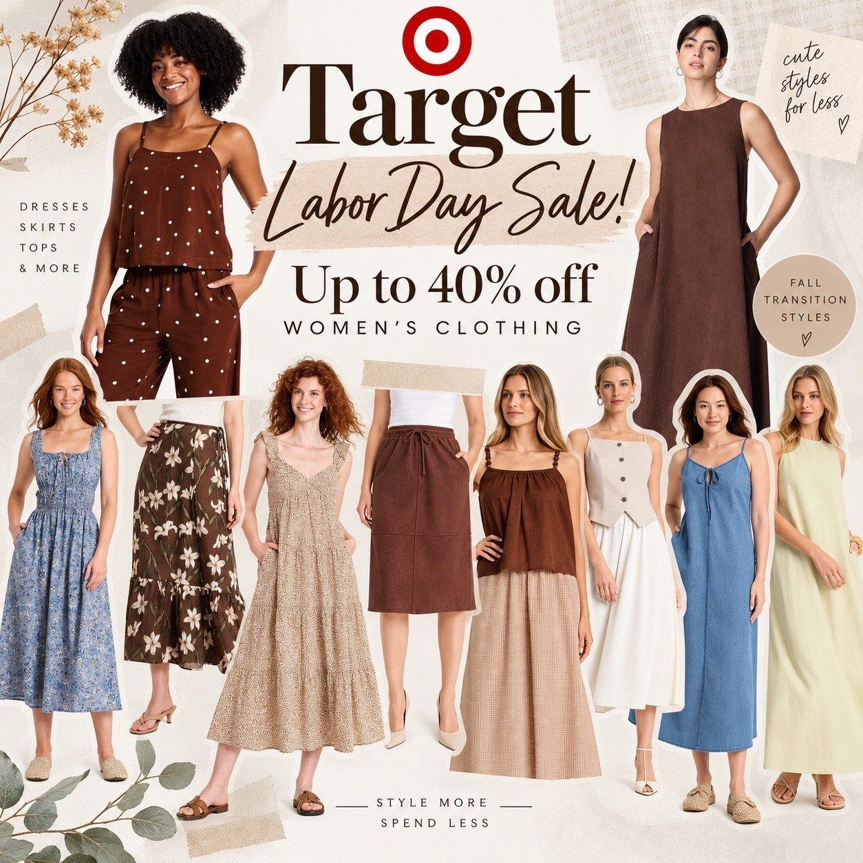 Target Labor Day sale! Up to 40% off women’s clothing!

#LTKootd #LTKSeasonal #LTKSaleAlert