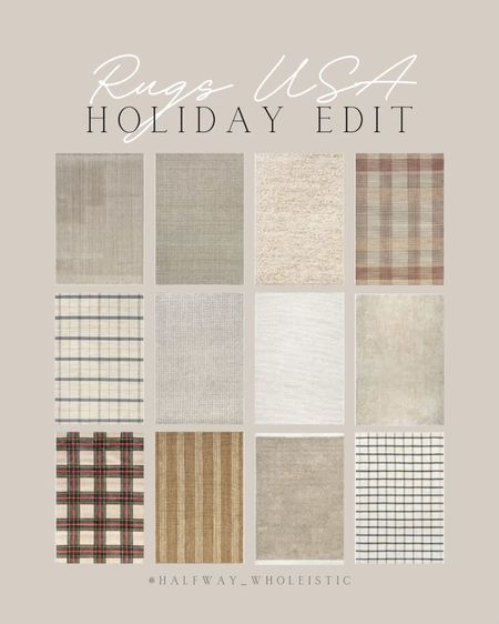 @rugs_usa brought a touch of holiday magic into their latest collection, and I couldn't resist the Melrose Checked Area Rug 😍 I have the ‘grey’ option in the 10x14! So perfect for living rooms and bedrooms because it’s SUPER comfortable underfoot, great for kids to play on, and doesn’t shed. Plus the pattern will help hide dirt and mess! All the things we need in a rug, right?!

The Rugs USA Holiday Collection is a celebration of warmth, style, and the joy that this season brings. I’ve rounded up a few of my favorites from the latest drop 🎉Get 25% OFF sitewide during their Cyber Monday Sale with code 25OFF 🎉

#rugsusa #partner #rugsusablackfriday #rugsusaholiday

#LTKCyberWeek #LTKhome #LTKSeasonal
