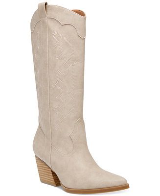 Women's Kindred Tall Pull-On Cowboy Western Boots | Macy's