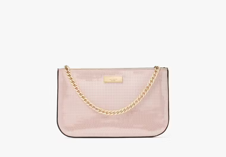 Kate Spade Madison Satin Sequin Lilly Pochette, Rose Smoke | Kate Spade Outlet