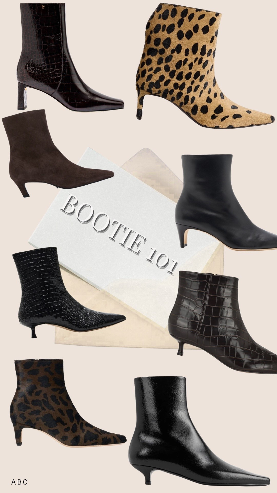 Bootie 101

#LTKGiftGuide #LTKWorkwear #LTKHoliday