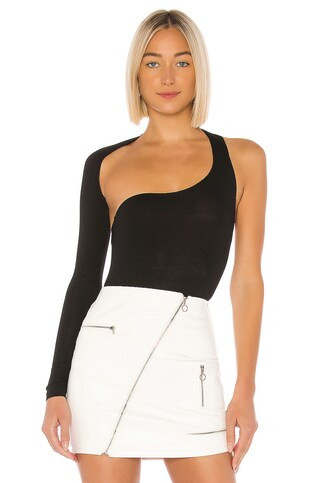 superdown Alessandra Bodysuit in Black from Revolve.com | Revolve Clothing (Global)