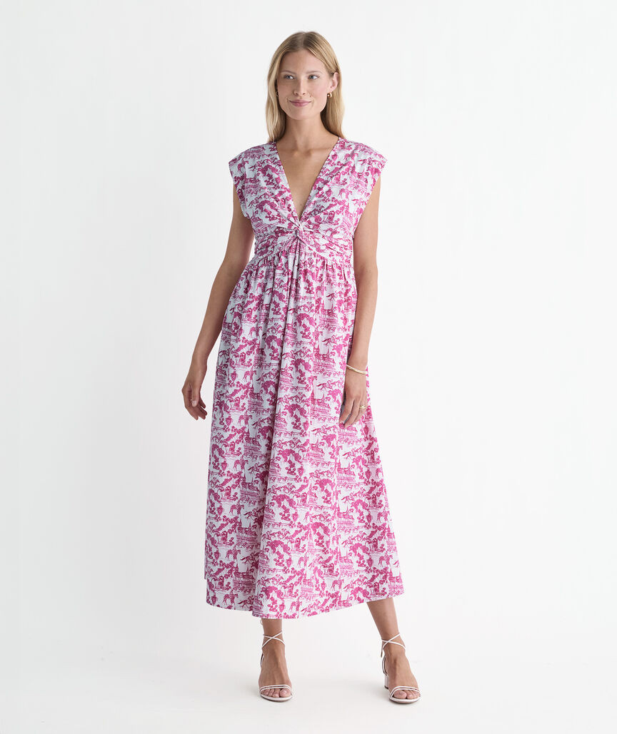 Kentucky Derby Tasha Twist Dress | vineyard vines