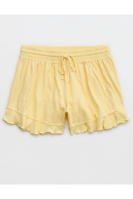 Aerie Happiest Flirty Short Women's Citron XXS | Aerie
