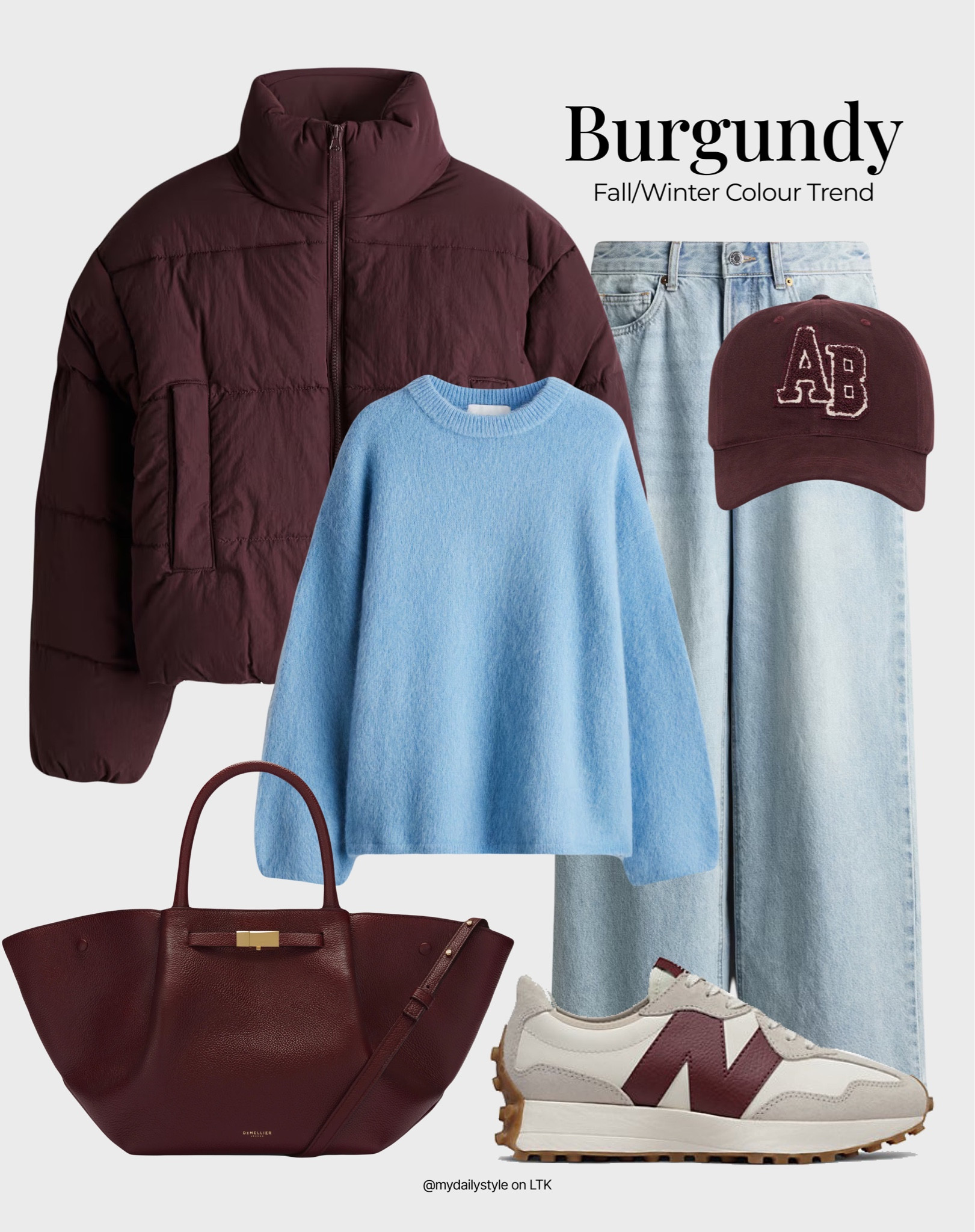 Burgundy + blue colour combination for winter styling 🖤

Check out more styling ideas in my profile. 

Tags: burgundy, cherry red, blue, winter style, winter style, winter outfit, winter fashion, easy styling, simple everyday look, chic & basic outfit, Parisian look, casual outfit, capsule wardrobe, office look, brunch style, high street.

#LTKstyletip #LTKwinter #LTKbag