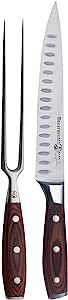 Amazon.com: Messermeister Avanta Pakkawood Kullenschliff Carving Knife and Fork Set, 2 Piece: Hom... | Amazon (US)