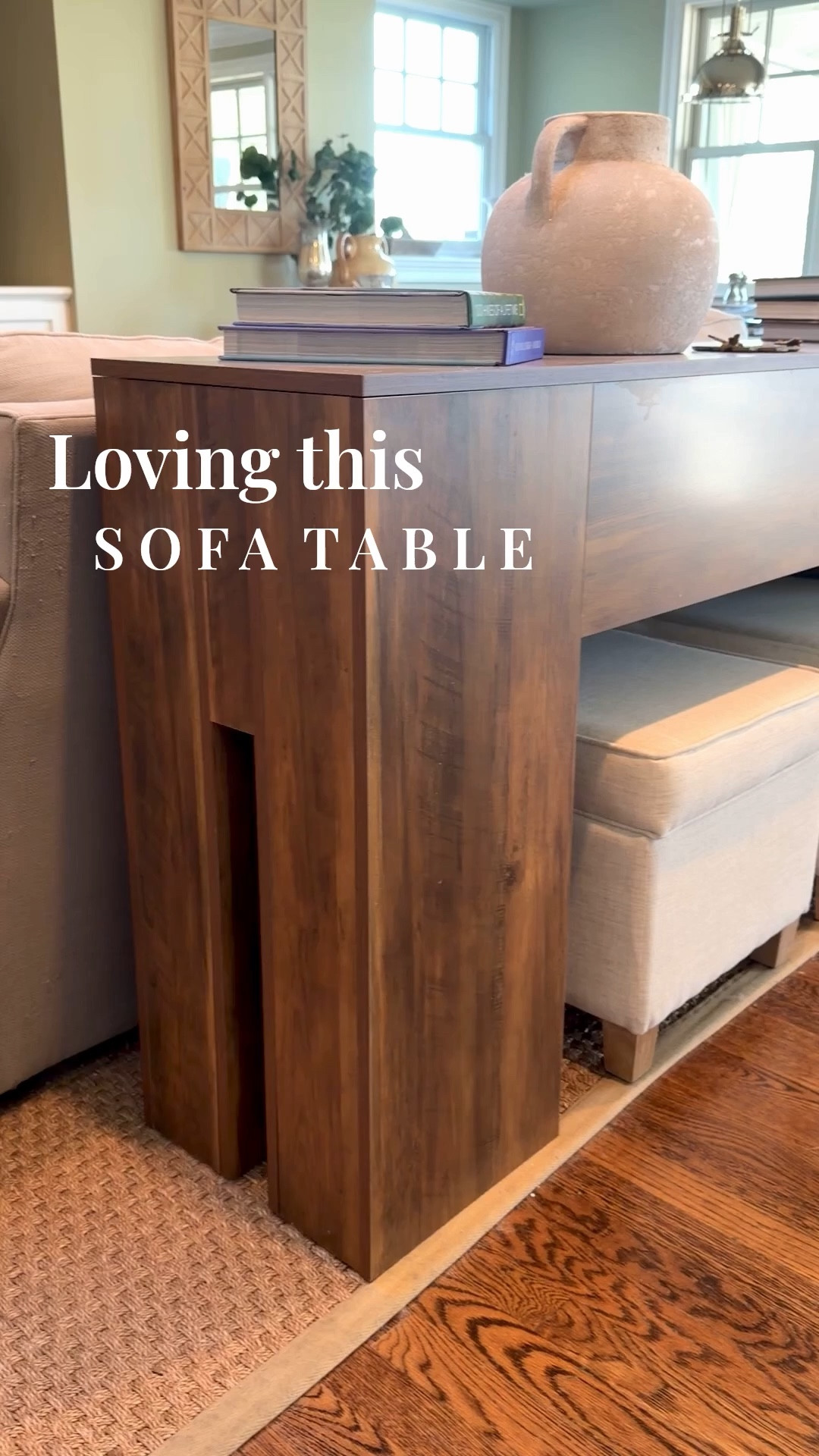 Loving this new sofa table! Definitely some assembly required, but very worth it!
#sofatable #homedecor #familyroom #livingroom
@Target 
@Wayfair 
@amazonfindsandfashion 

#LTKSaleAlert #LTKU #LTKHome