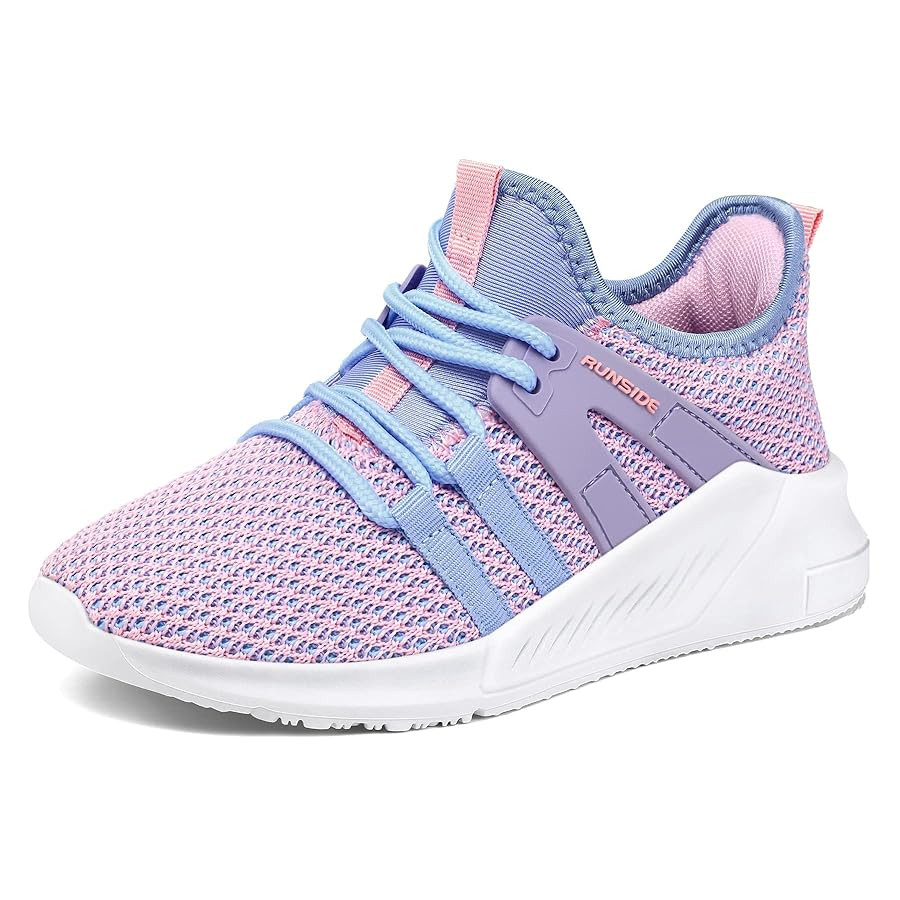 RUNSIDE Boys Girls Tennis Shoes Kids Lightweight Breathable Sneakers Lace-up Running Athletic Sho... | Amazon (US)