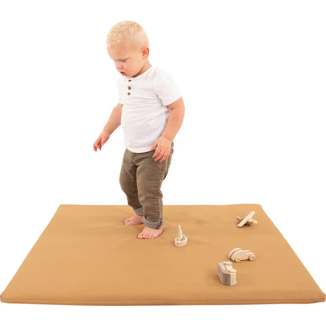 Padded Mini Mat, Camel | Maisonette