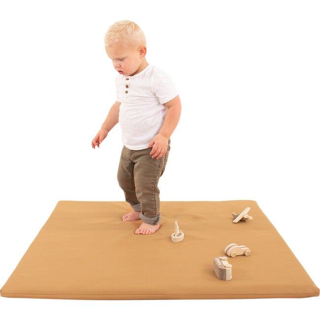 Playmats | Padded Mini Mat, Camel (Tan) | Gathre from Maisonette | Maisonette