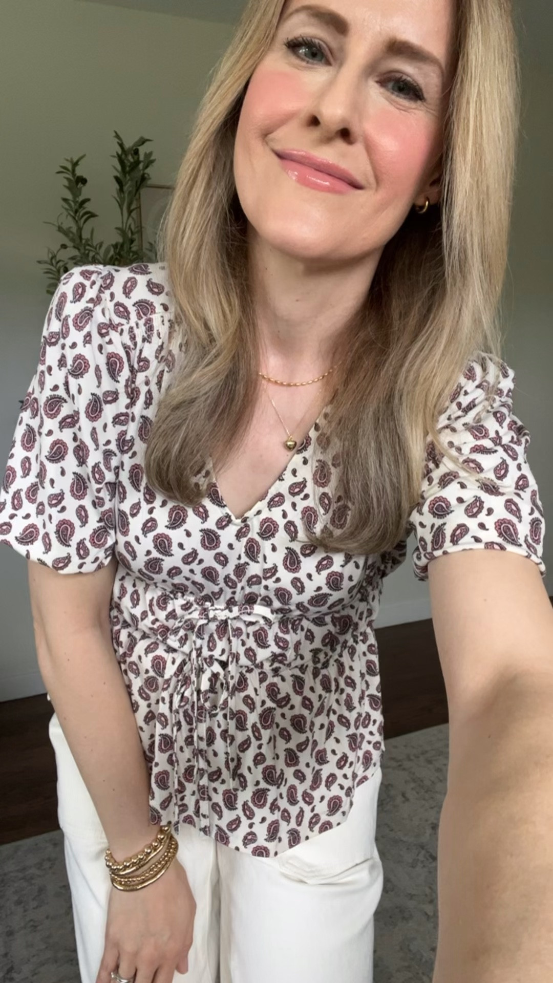 Work to weekend with this pretty flattering top from Walmart! Three prints. Amazing price. It’s polyester and fits true to size. I’m in a small. #walmartfashion

#LTKootd