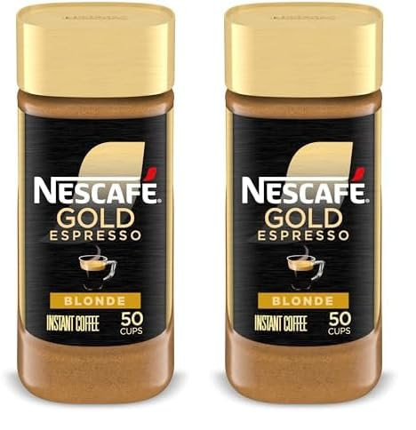 NESCAFÉ Gold Espresso Blonde, Instant Coffee, 3.5 oz (Pack of 2) | Amazon (US)