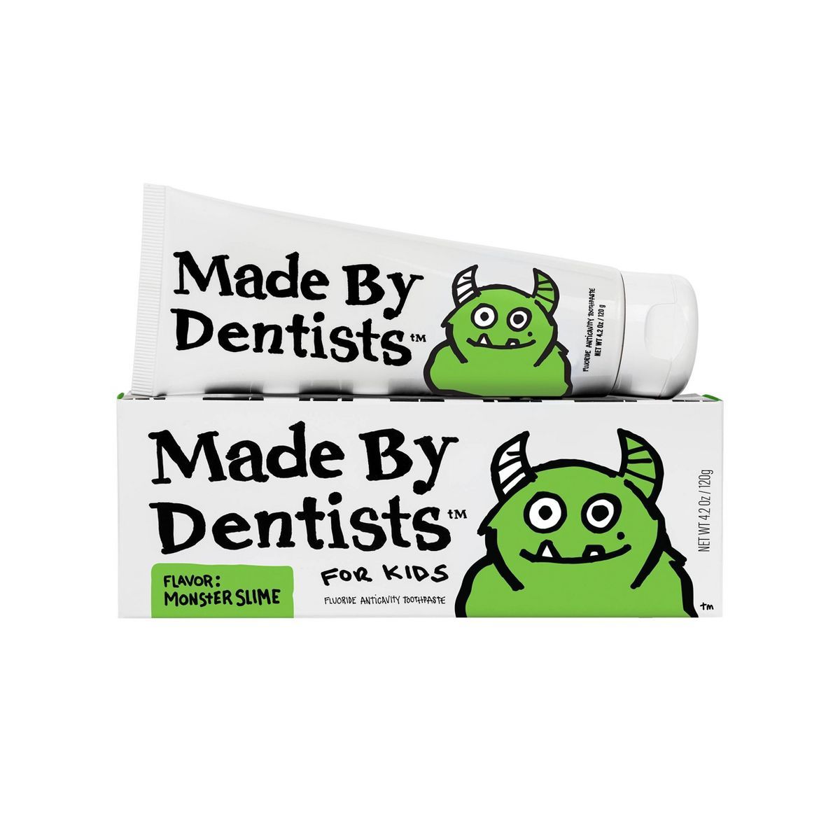 Made by Dentists Kids' Monster Fluoride Anticavity Toothpaste - Sour Apple - 4.2oz | Target