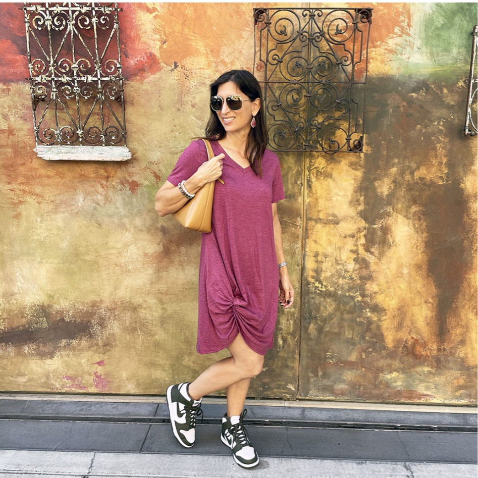 Ultra casual tee-shirt dress under $50 for casual and comfy, warm summer and fall days ❤️

#LTKshoecrush #LTKitbag #LTKunder50